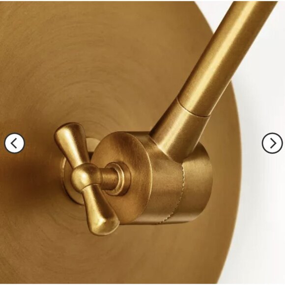 Rattan Wall Sconce Brass (Includes LED Light Bulb) - Threshold™ - Picture 4 of 5